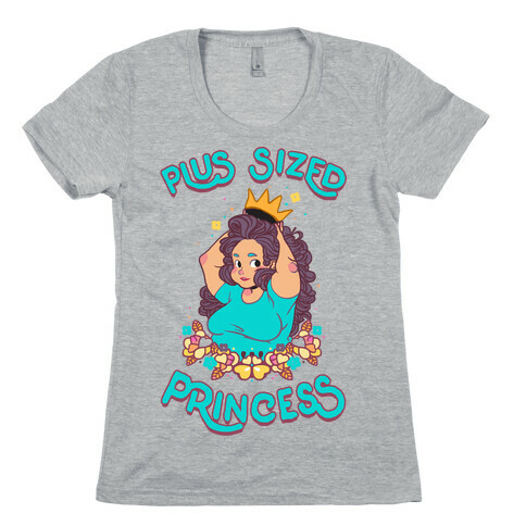 Plus Sized Princess Womens T-Shirt
