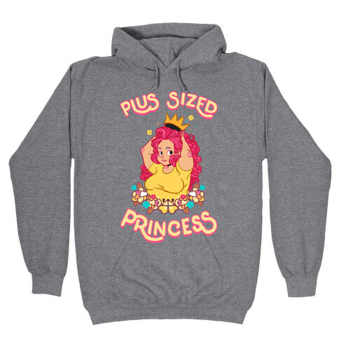 Plus Sized Princess Hooded Sweatshirt