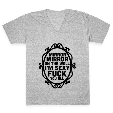 Mirror Mirror Tank V-Neck Tee Shirt