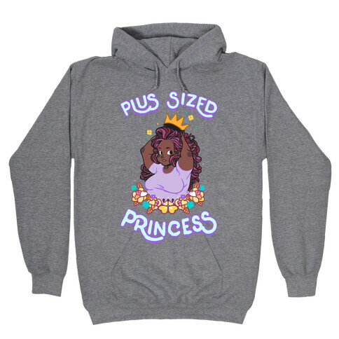 Plus Sized Princess Hooded Sweatshirt