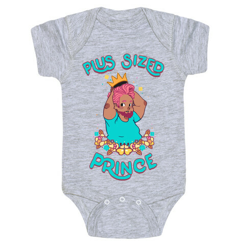 Plus Sized Prince Baby One-Piece