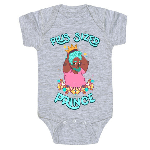 Plus Sized Prince Baby One-Piece