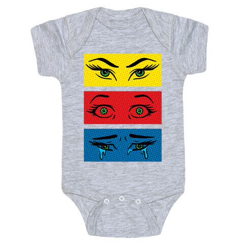 Pop Art Eyes Baby One-Piece