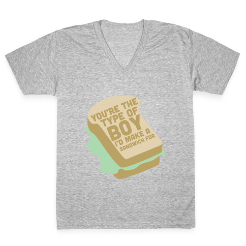 Sandwiches V-Neck Tee Shirt