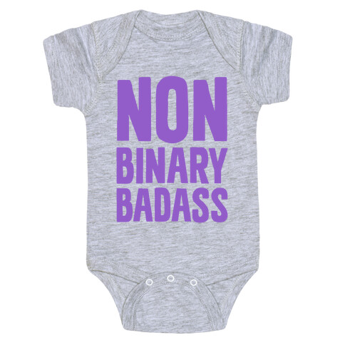 Non Binary Badass Baby One-Piece