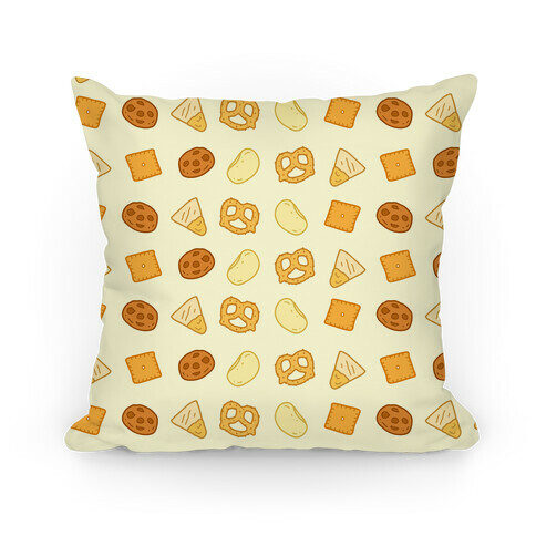 Snacks Pattern Pillow