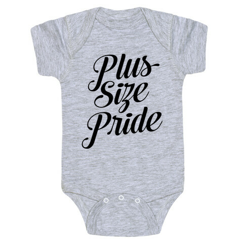 Plus Size Pride Baby One-Piece