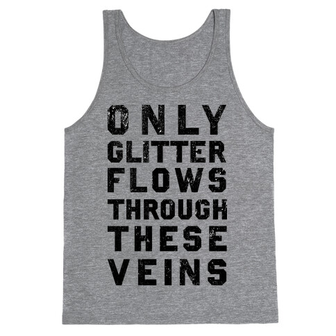 Glitter Veins Tank Top