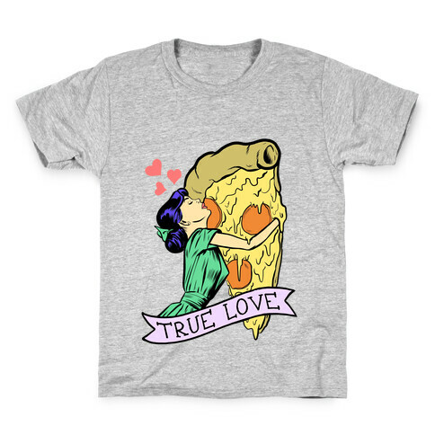 True Love Comics and Pizza Kids T-Shirt