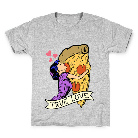 True Love Comics and Pizza Kids T-Shirt