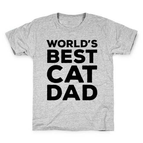 World's Best Cat Dad Kids T-Shirt