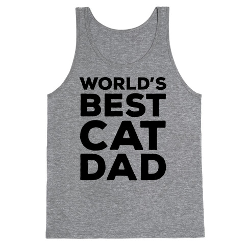 World's Best Cat Dad Tank Top