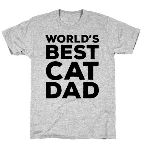 World's Best Cat Dad T-Shirt