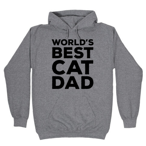 World's Best Cat Dad Hooded Sweatshirt
