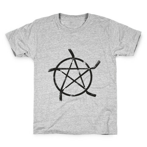 Hockey Stick Pentagram Kids T-Shirt