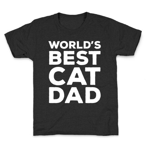 World's Best Cat Dad Kids T-Shirt