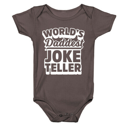 World's Daddest Joke Teller Baby One-Piece