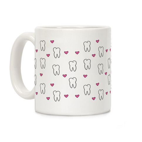 Tooth Pattern Coffee Mug