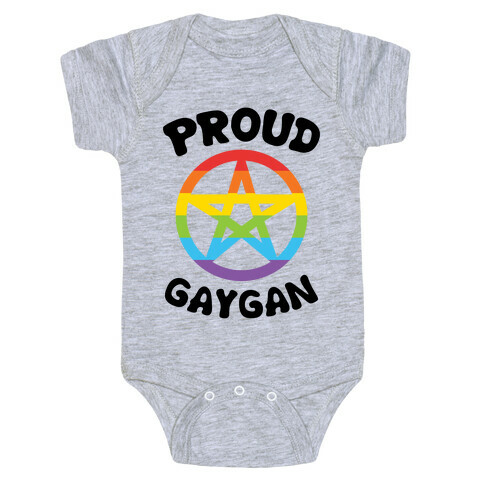Proud Gaygan Baby One-Piece