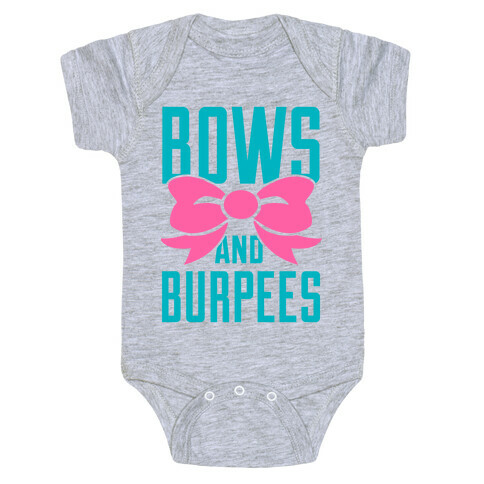 Bows and Burpees Baby One-Piece