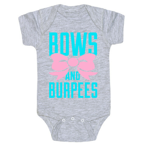 Bows and Burpees Baby One-Piece