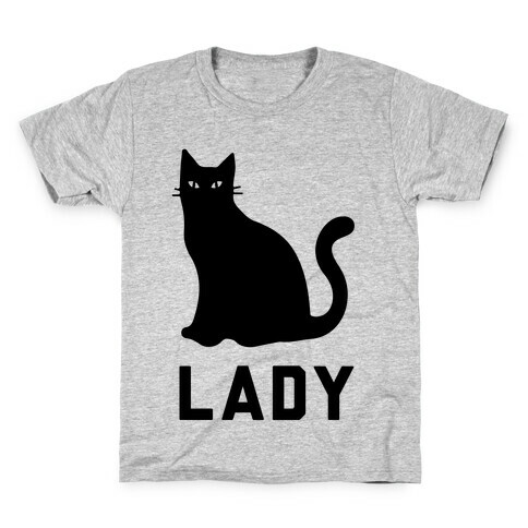 Cat Lady Kids T-Shirt