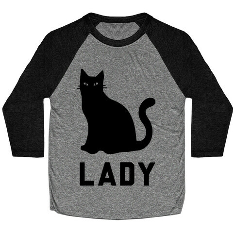 Cat Lady Baseball Tee