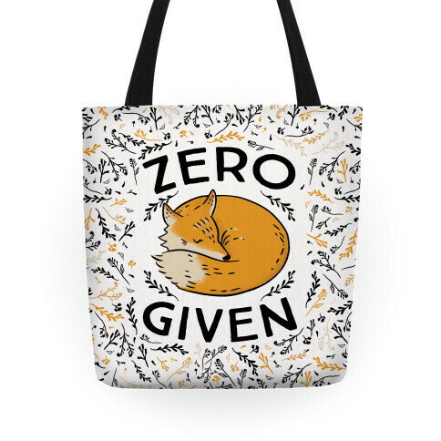 Zero Fox Given Tote