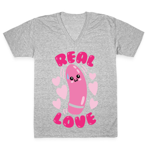 Real Love V-Neck Tee Shirt