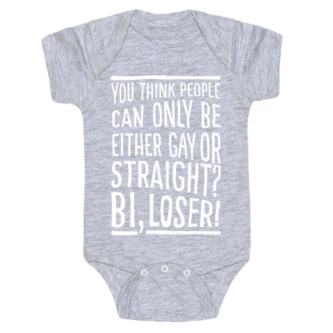 Gay Or Straight? Bi, Loser Baby One-Piece