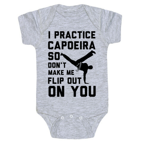 I Practice Capoeira Baby One-Piece