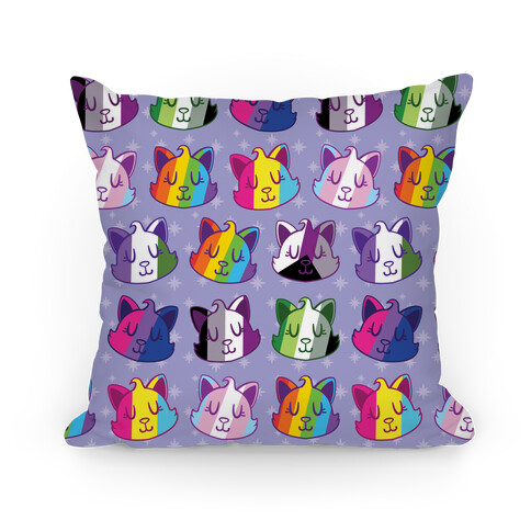 LGBTQ Cats Pillow