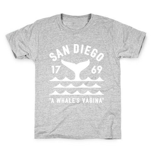 San Diego A Whale's Vagina Kids T-Shirt
