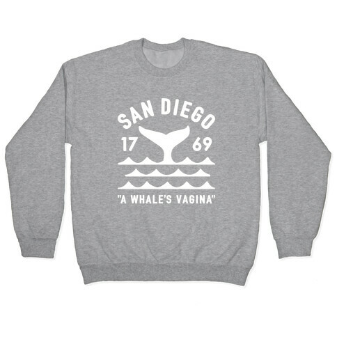 San Diego A Whale's Vagina Pullover