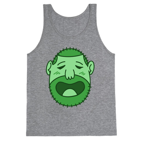 Cute Scruffy Dude (Green) Tank Top