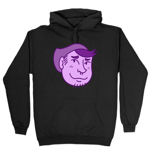 Cute Scruffy Dude (Violet) Hooded Sweatshirt