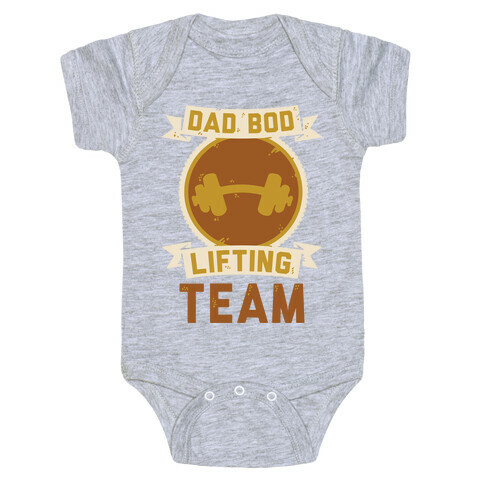 Dad Bod Lifting Team Baby One-Piece