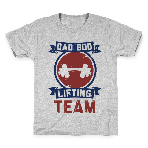 Dad Bod Lifting Team Kids T-Shirt