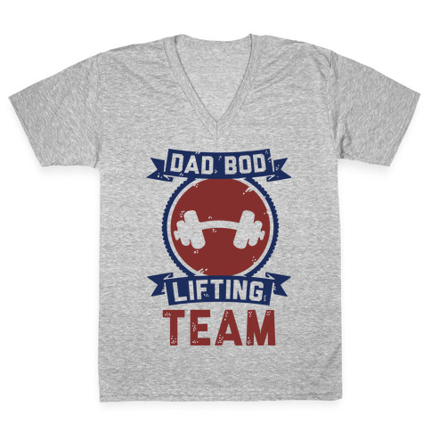 Dad Bod Lifting Team V-Neck Tee Shirt