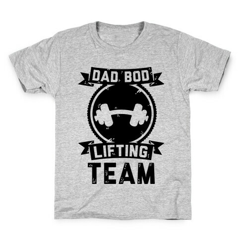 Dad Bod Lifting Team Kids T-Shirt