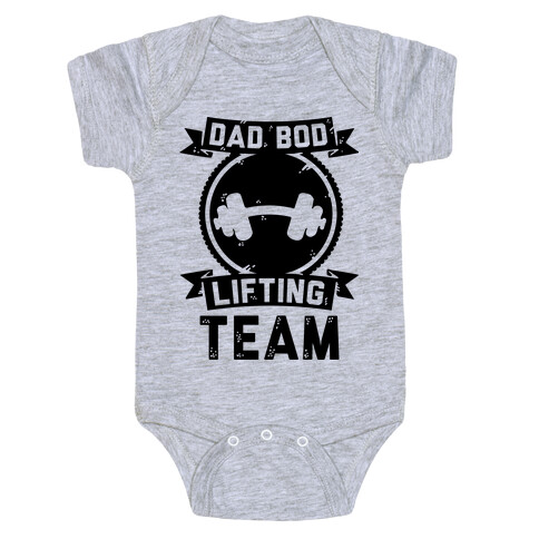 Dad Bod Lifting Team Baby One-Piece