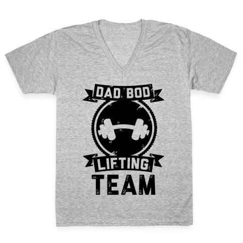 Dad Bod Lifting Team V-Neck Tee Shirt
