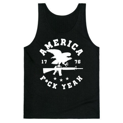 America F*ck Yeah Eagle Tank Top