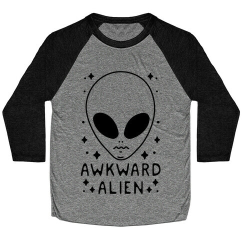 Awkward Alien Baseball Tee