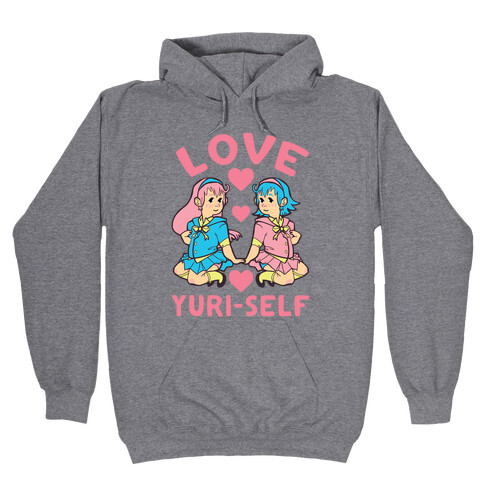 Love Yuri-Self Hooded Sweatshirt
