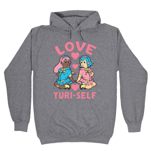 Love Yuri-Self Hooded Sweatshirt