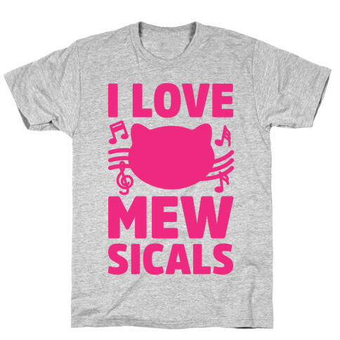 I Love Mewsicals T-Shirt