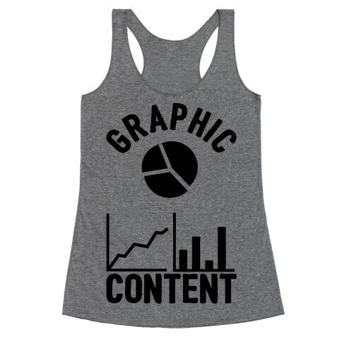 Graphic Content Racerback Tank Top