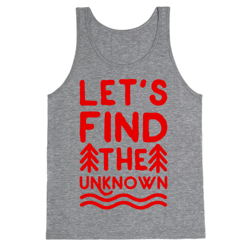 Let's Find the Unknown Tank Top