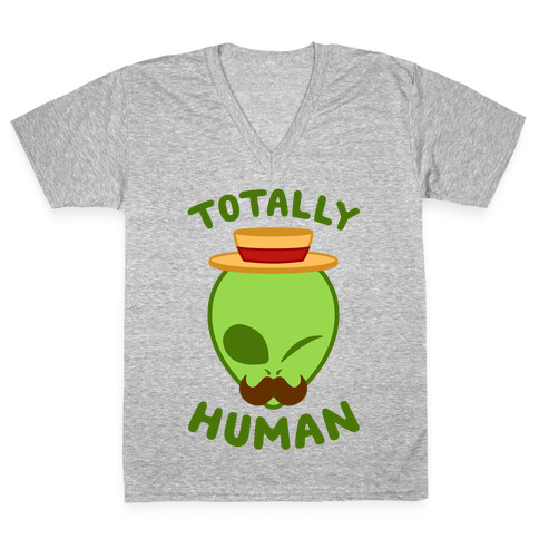 Totally Human V-Neck Tee Shirt